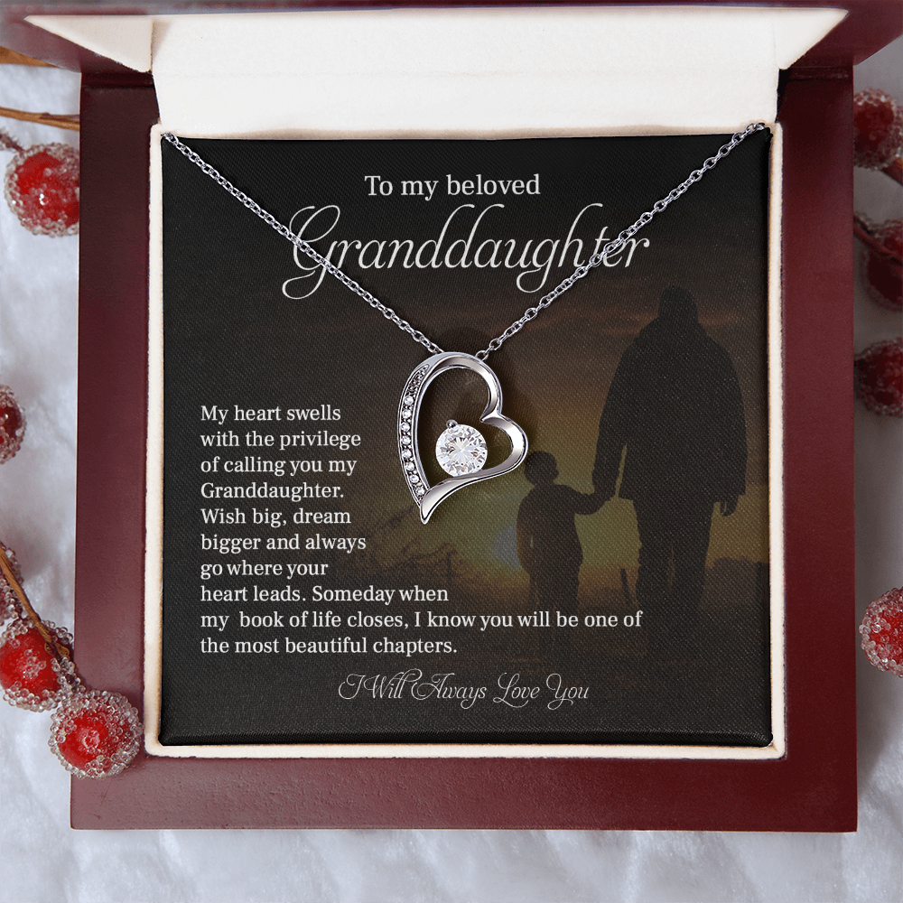 To my grand daughter my heart swells with privilege of calling your my granddaughter.V2