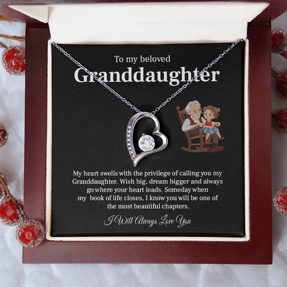 To my grand daughter my heart swells with privilege of calling your my granddaughter.