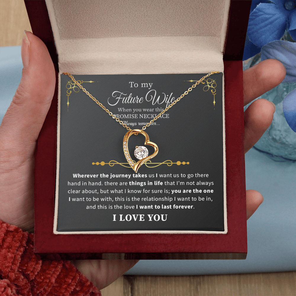 To my future wife necklace when you were this necklace always remember.