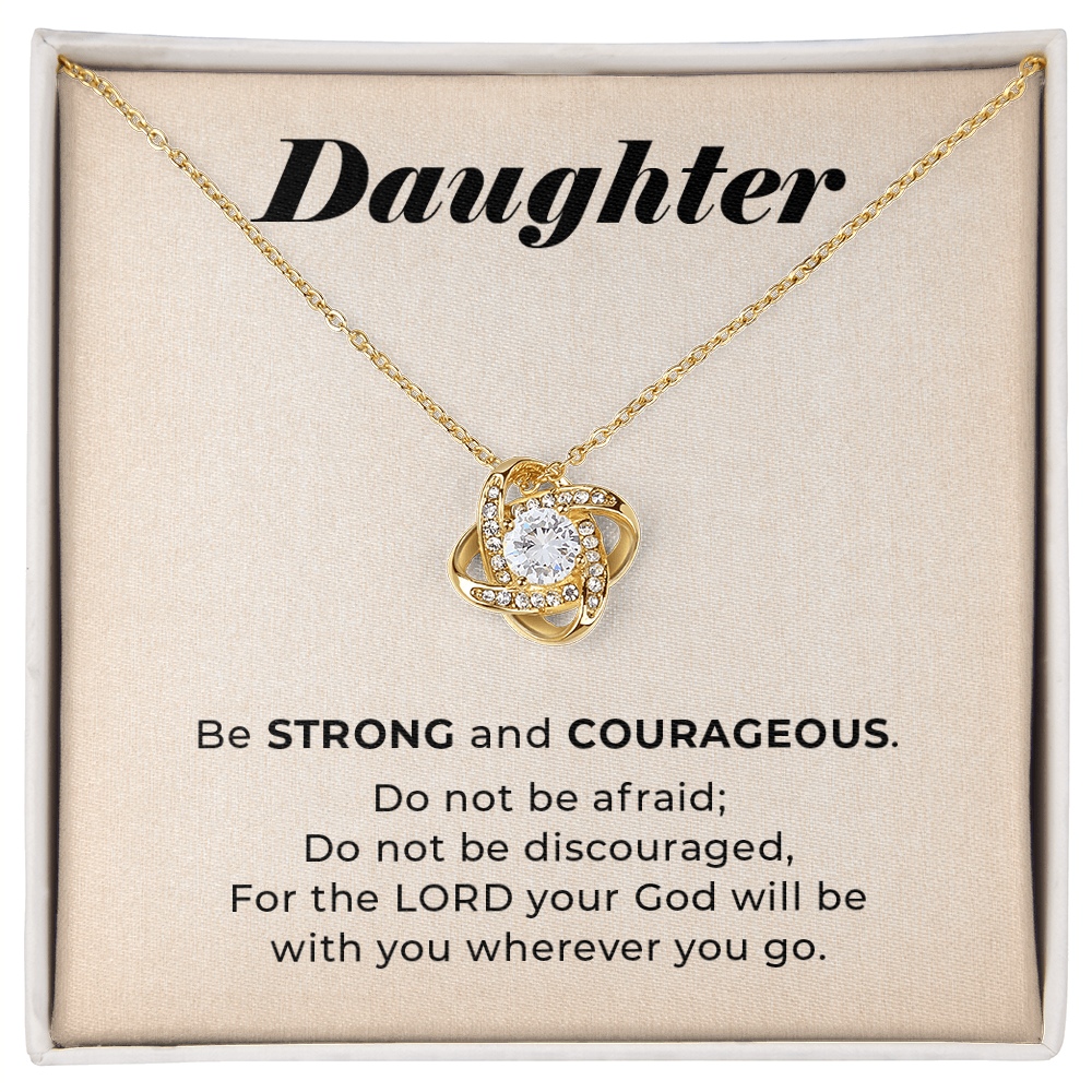 Daughter first communication necklace