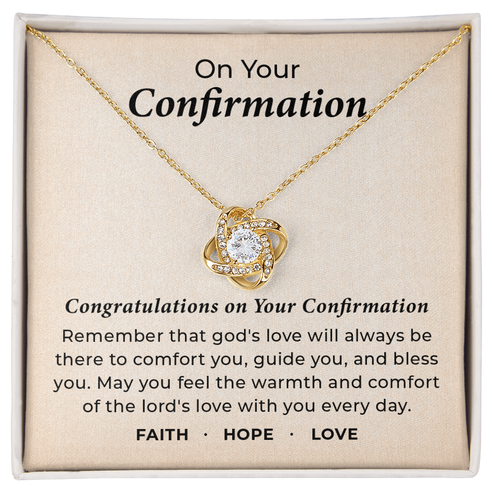 On your confirmation day necklace