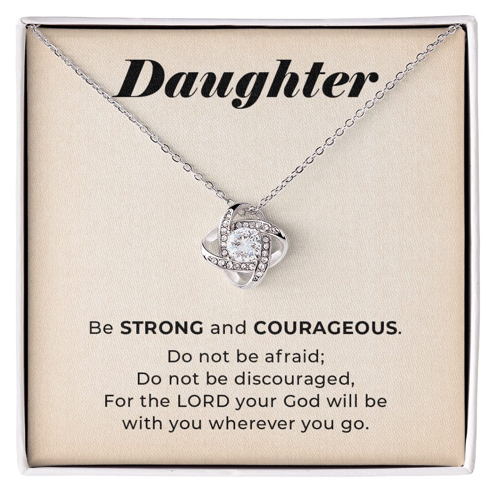 Daughter first communication necklace