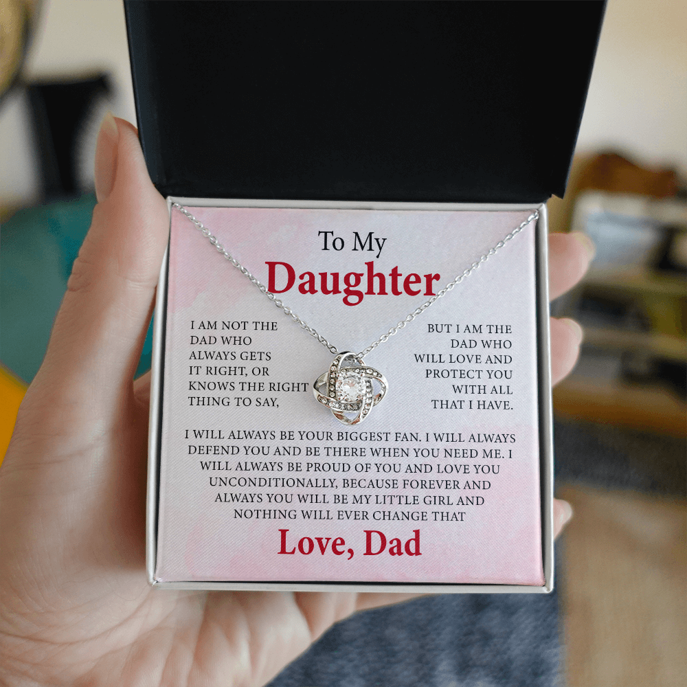 To my daughter necklace gift from dad