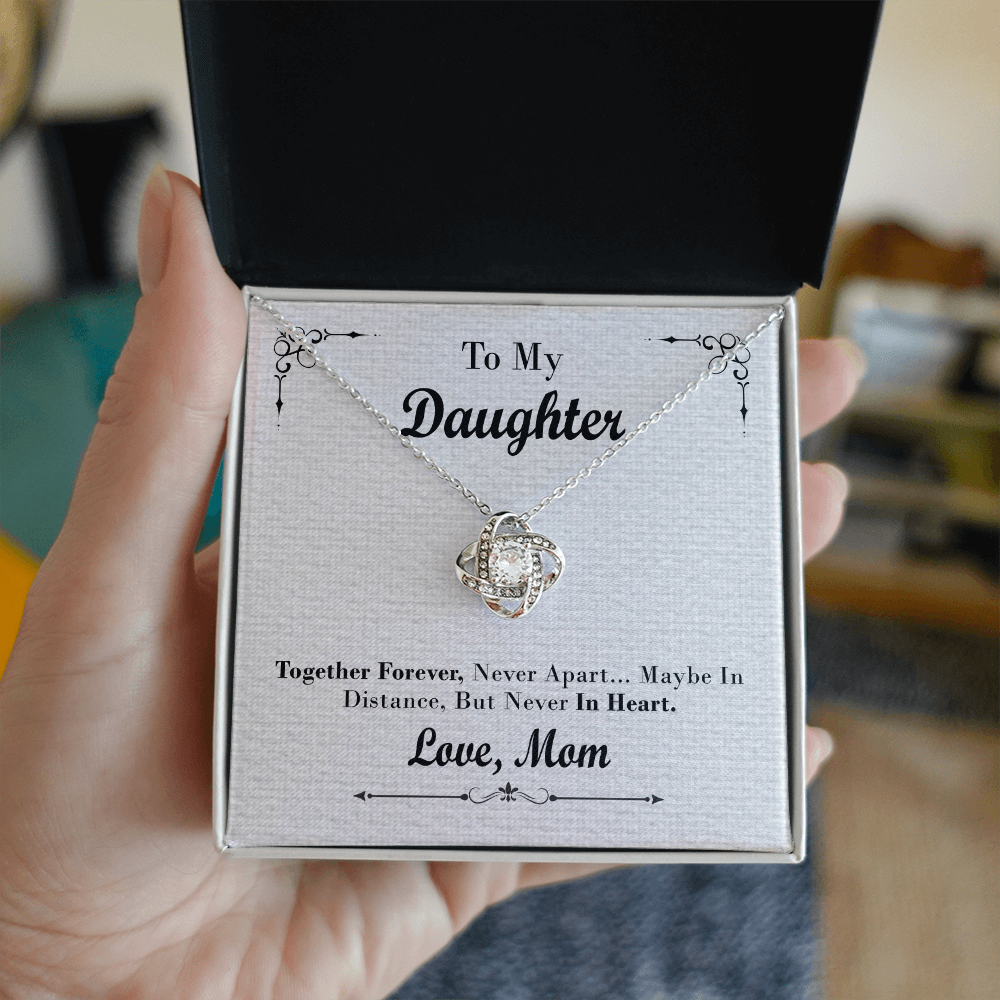 To my daughter necklace love, mom