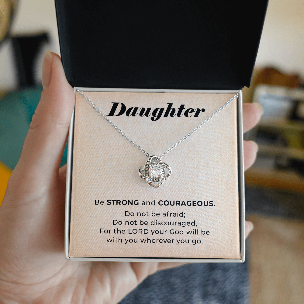 Daughter first communication necklace