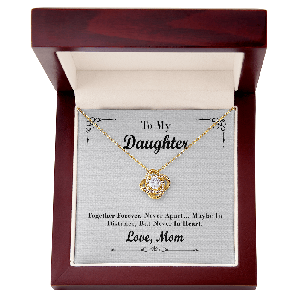 To my daughter necklace love, mom
