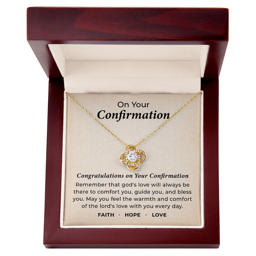 On your confirmation day necklace