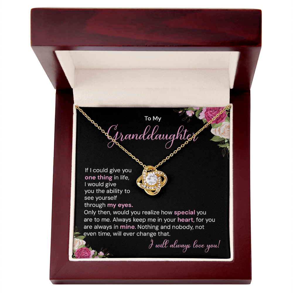 To my granddaughter necklace if i could give you one thing in life.