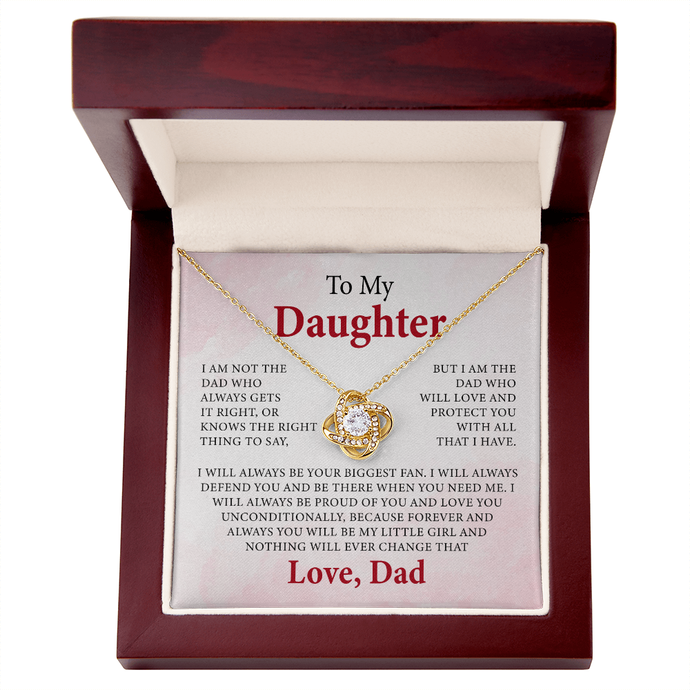 To my daughter necklace gift from dad