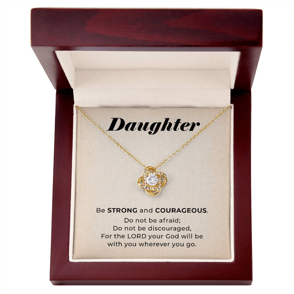 Daughter first communication necklace