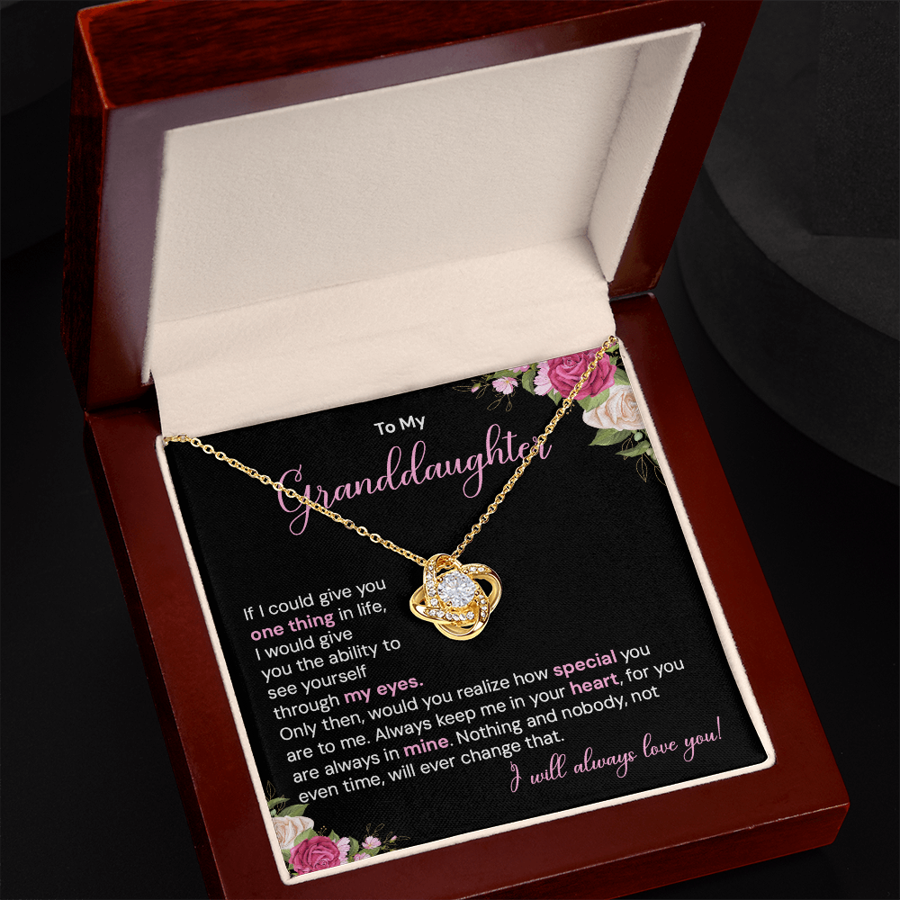To my granddaughter necklace if i could give you one thing in life.