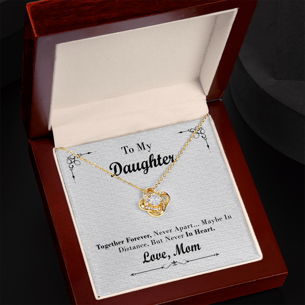 To my daughter necklace love, mom