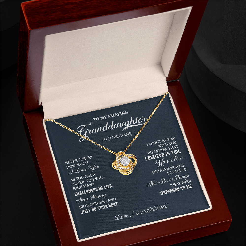 (Custom) To my amazing granddaughter always remember you are my sunshine life is filled whit hard time and good time.V2
