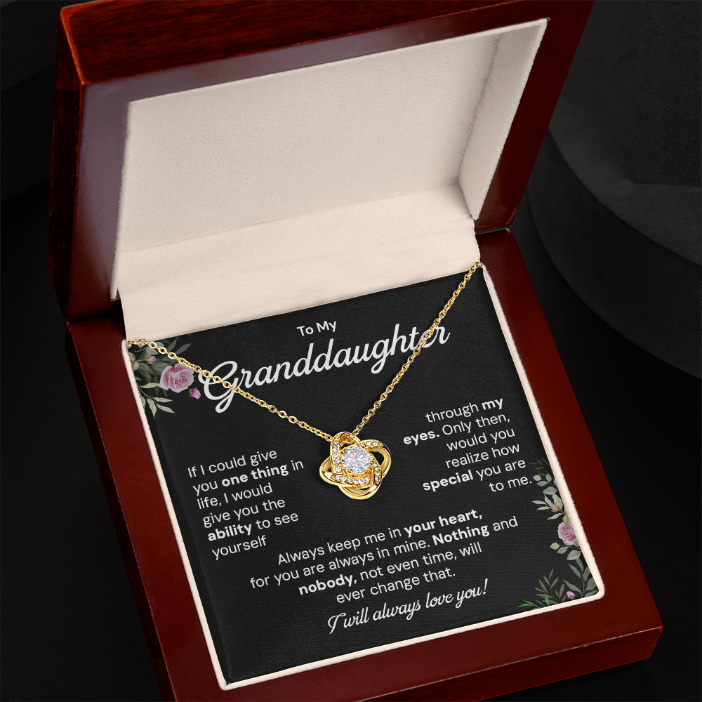 To my granddaughter necklace gift if i could give you one thing s in life.V2