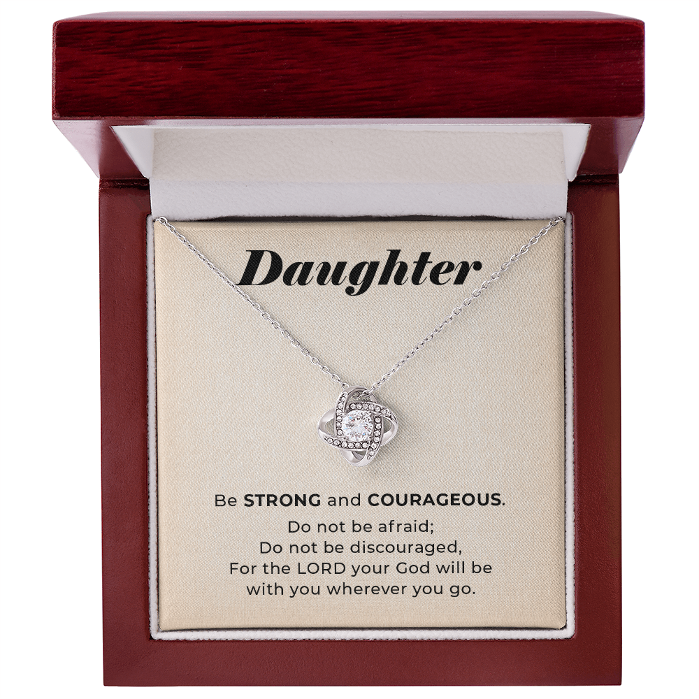 Daughter first communication necklace