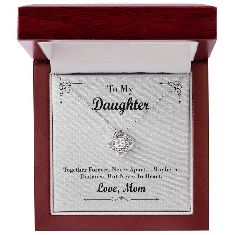 To my daughter necklace love, mom