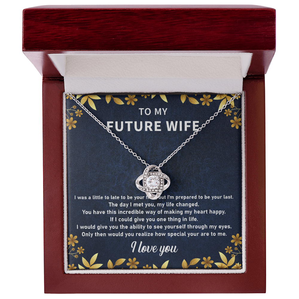 To my future wife necklace i was little to be late to your first.