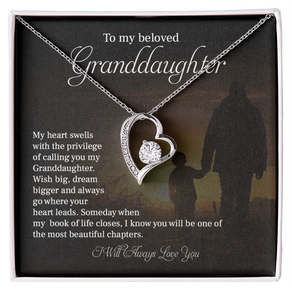 To my grand daughter my heart swells with privilege of calling your my granddaughter.V2
