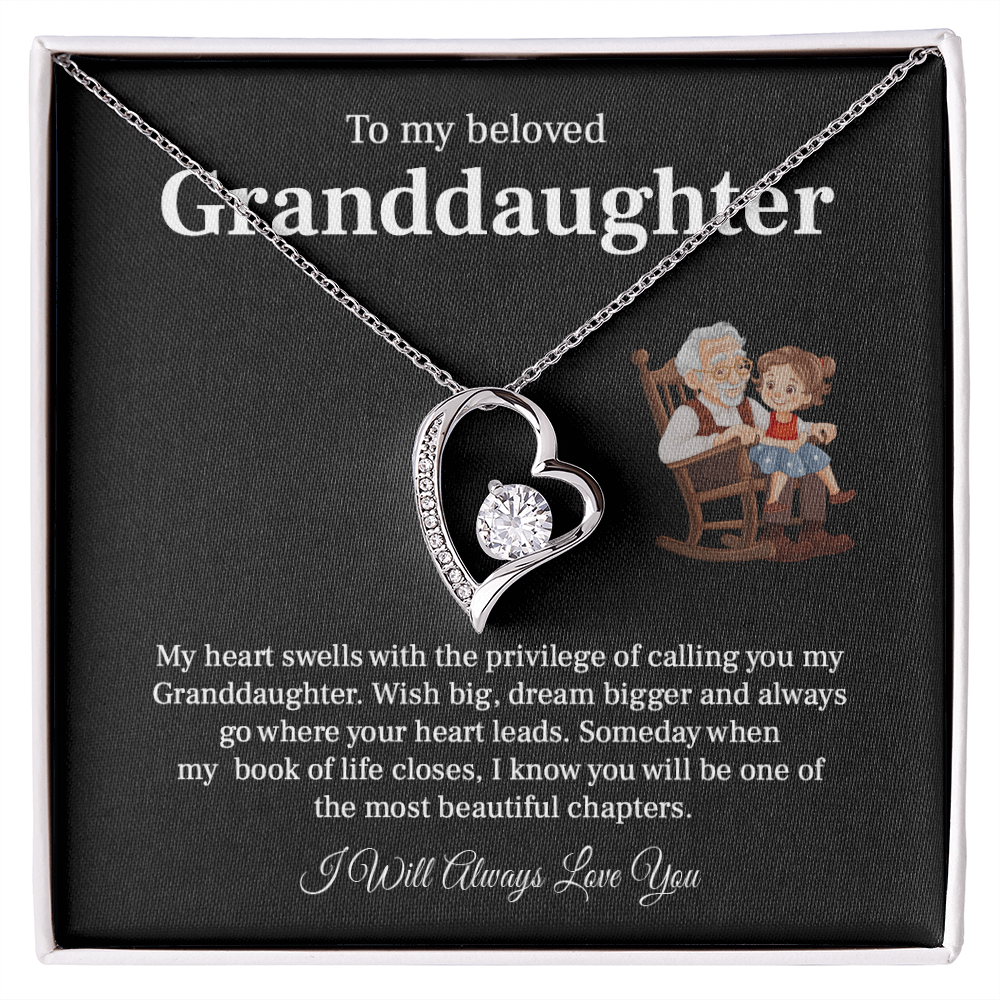 To my grand daughter my heart swells with privilege of calling your my granddaughter.
