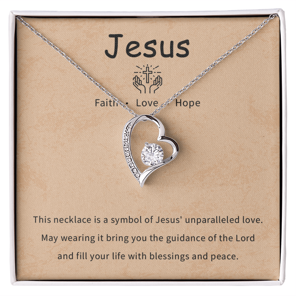 Faith love hope necklace gift for daughter, granddaughter, goddaughter necklace gift with meaningful message card and box.