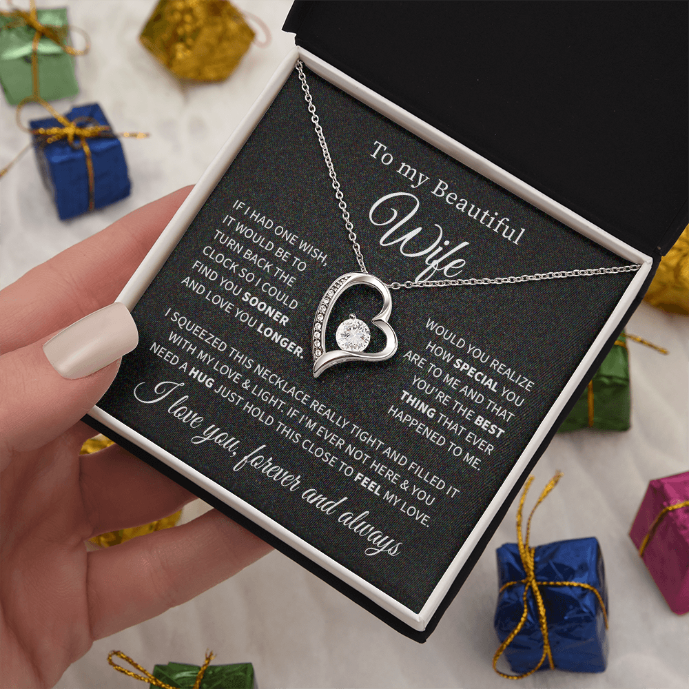 To my beautiful wife necklace if i had one wish.V3