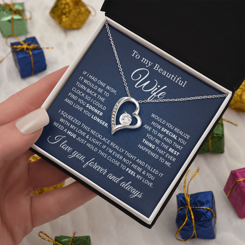 To my beautiful wife necklace if i had one wish.V2