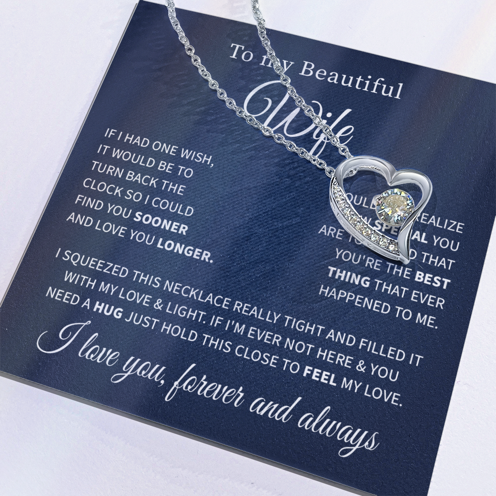 To my beautiful wife necklace if i had one wish.V2