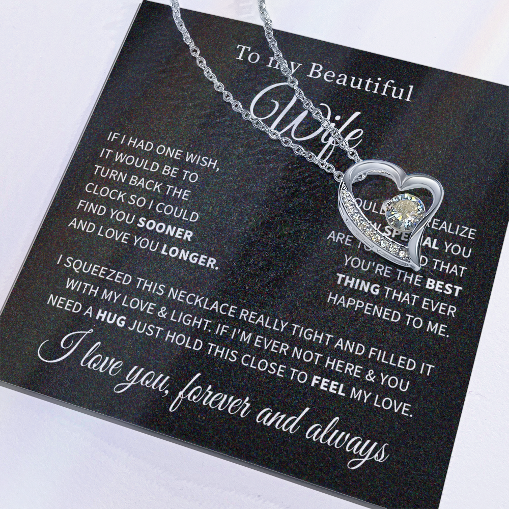 To my beautiful wife necklace if i had one wish.V3