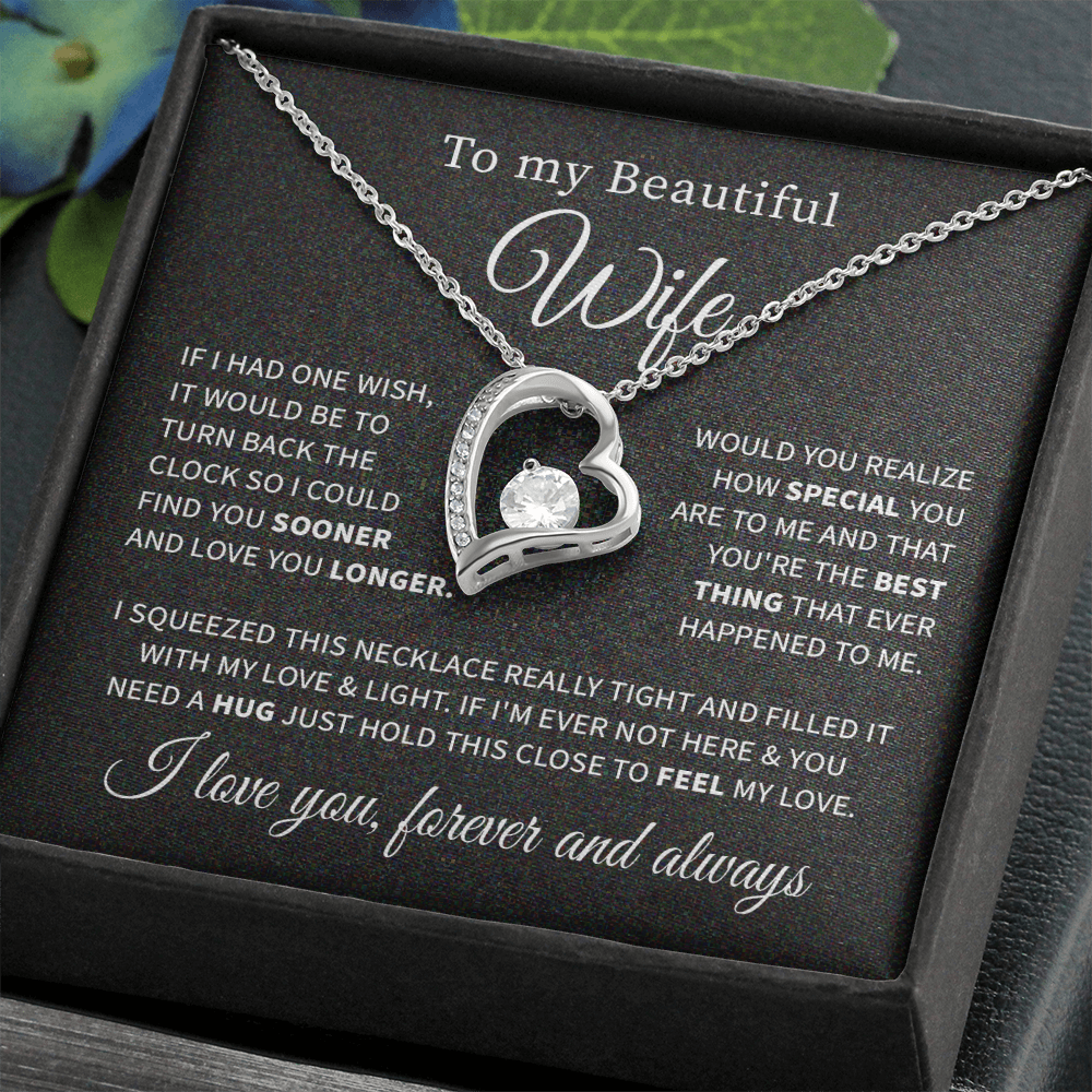 To my beautiful wife necklace if i had one wish.V3