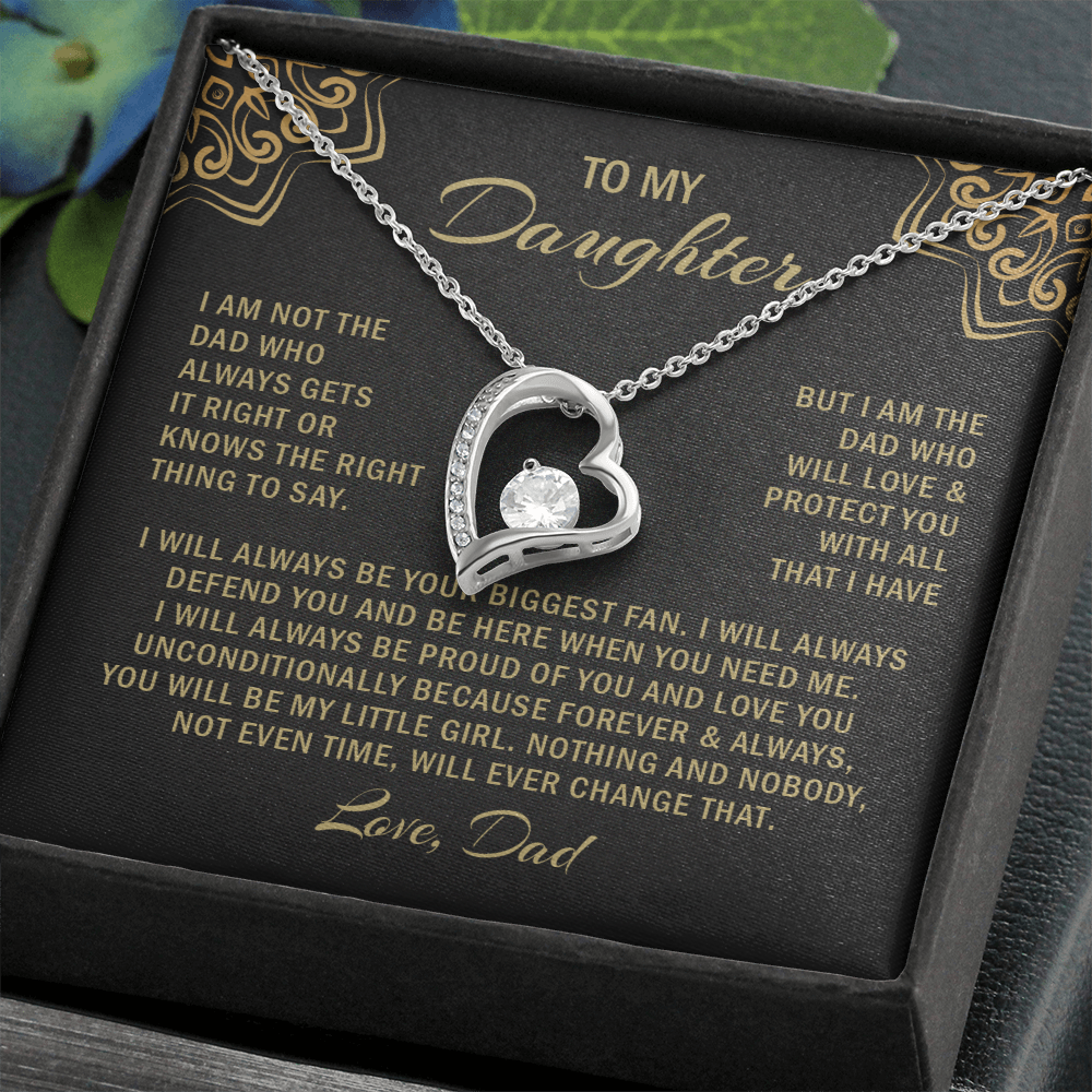 To my daughter i am not the dad who always gets it right or knows. (black)