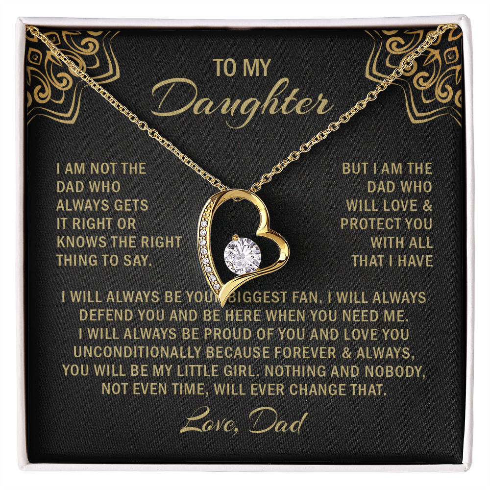 To my daughter i am not the dad who always gets it right or knows. (black)