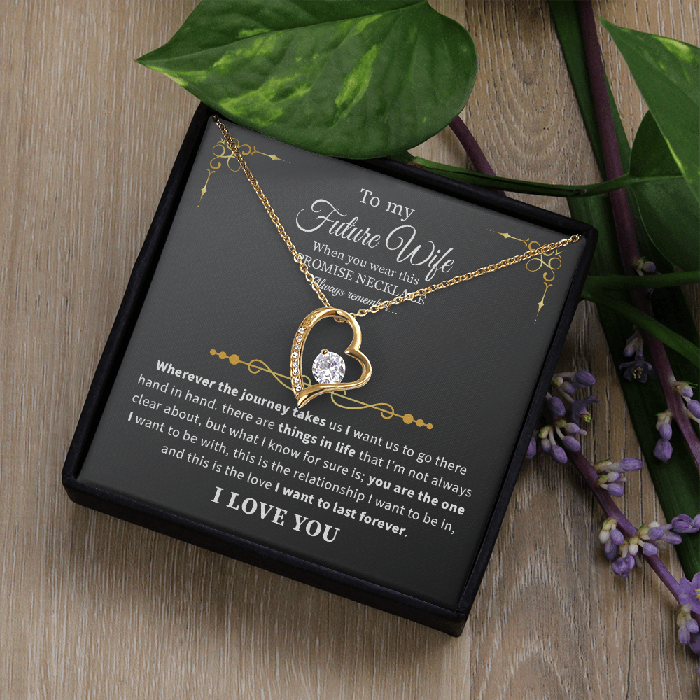 To my future wife necklace when you were this necklace always remember.