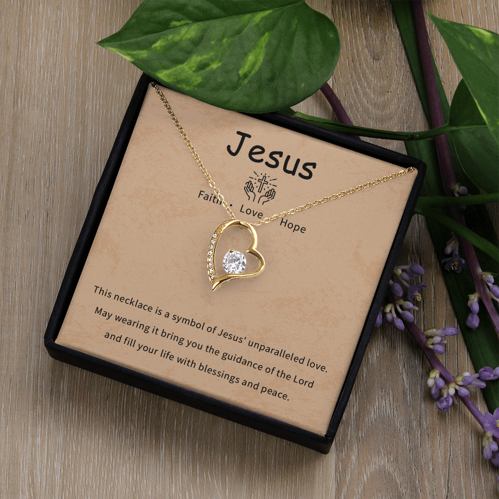 Faith love hope necklace gift for daughter, granddaughter, goddaughter necklace gift with meaningful message card and box.