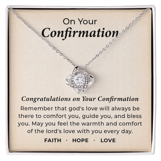 On your confirmation day necklace