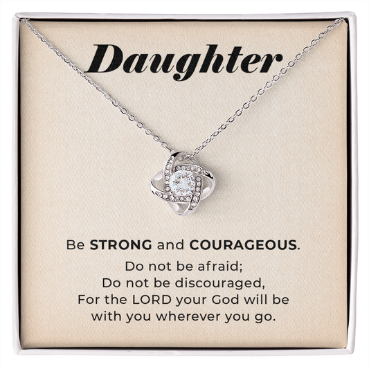Daughter first communication necklace