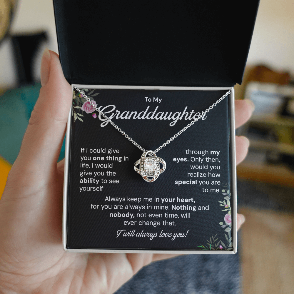 To my granddaughter necklace gift if i could give you one thing s in life.V2