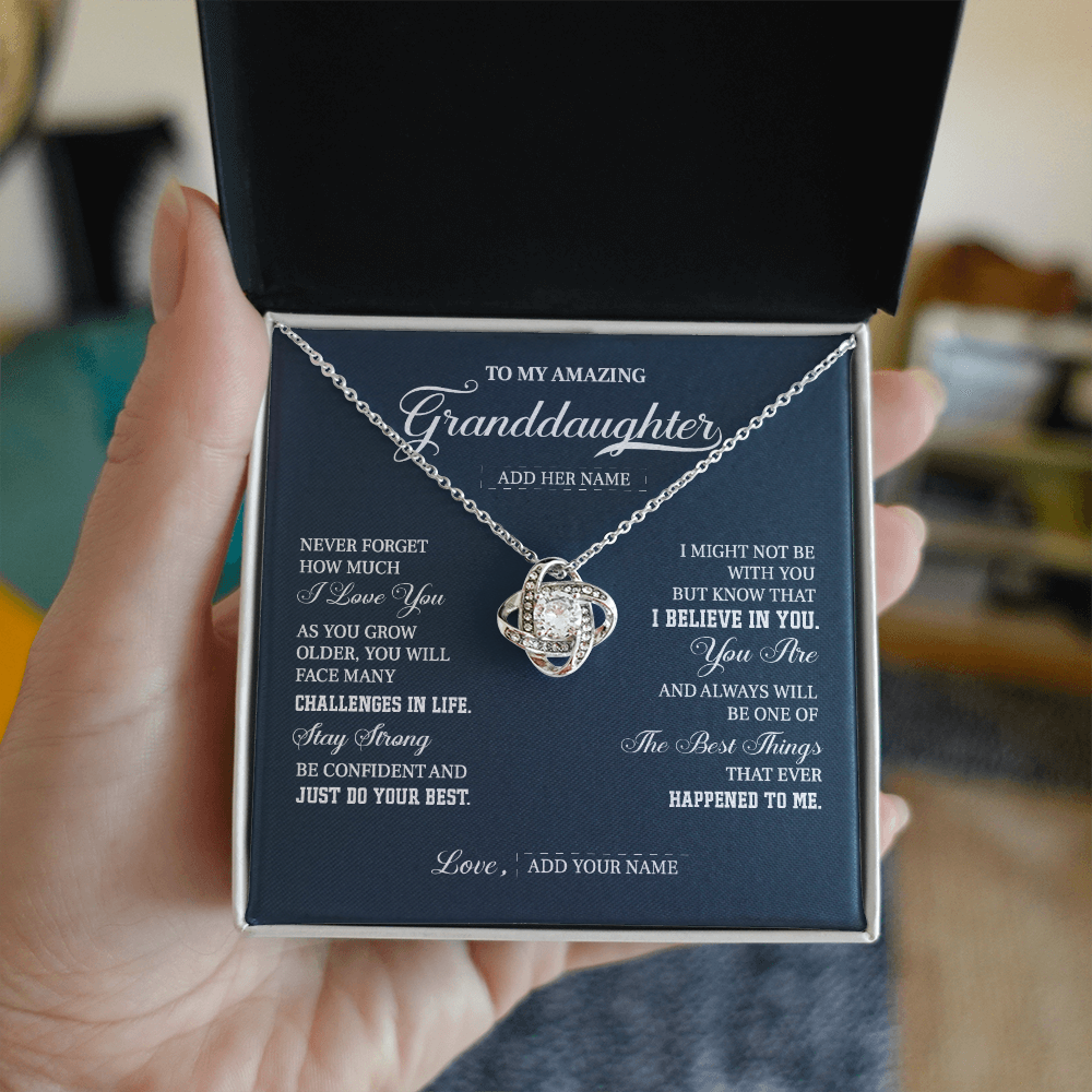 (Custom) To my amazing granddaughter  always remember you are my  sunshine life is filled  whit hard time and good time.V2