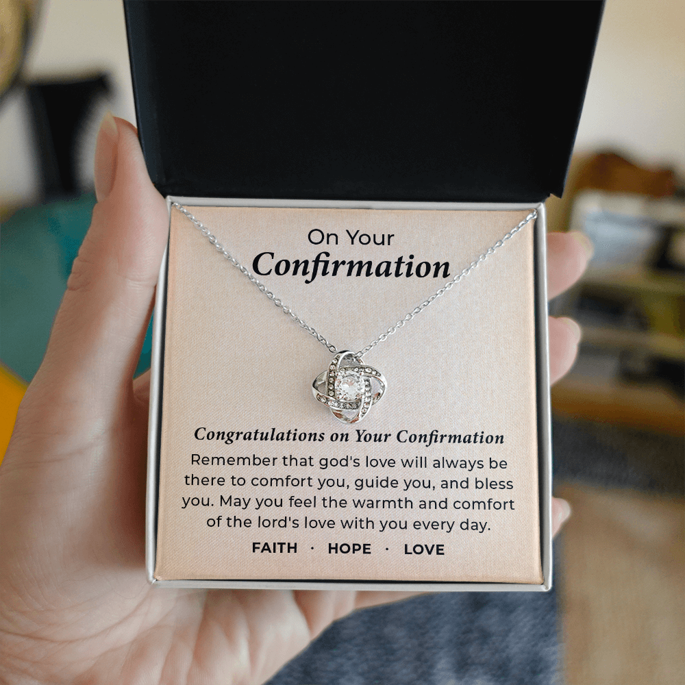 On your confirmation day necklace
