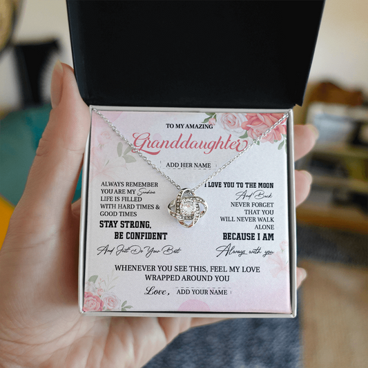 (Custom) To my amazing granddaughter  always remember you are my  sunshine life is filled  whit hard time and good time.
