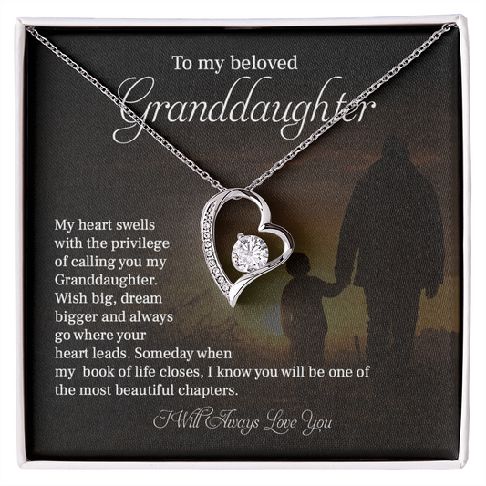 To my grand daughter my heart swells with privilege of calling your my granddaughter.V2