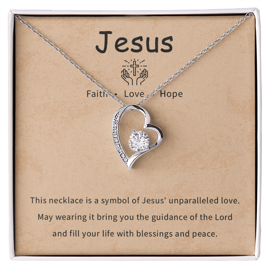 Faith love hope necklace gift for daughter, granddaughter, goddaughter necklace gift with meaningful message card and box.