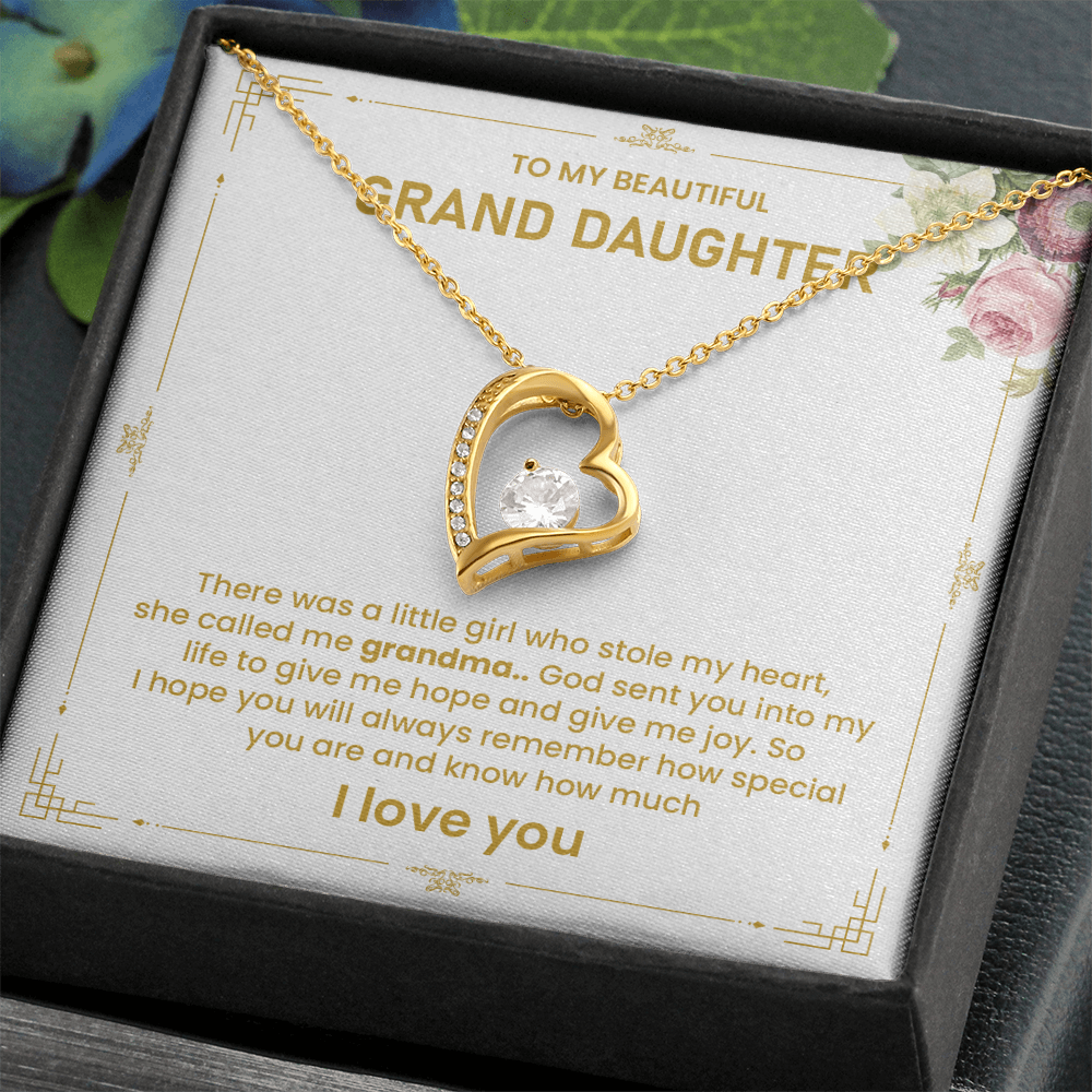 To my beautiful granddaughter there was a little girl who stole my heart.